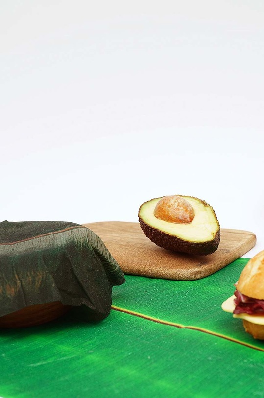 Набір багаторазових воскових серветок Luckies of London Feal Shape Beeswax Wraps 3-pack SK.WRAPLEAF1 барвистий