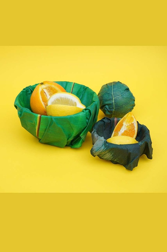 Набір багаторазових воскових серветок Luckies of London Feal Shape Beeswax Wraps 3-pack SK.WRAPLEAF1