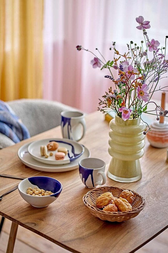 Тарілка Bloomingville Okayama блакитний 82060612