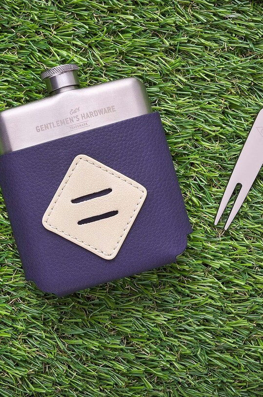 Bucătărie și bar Gentlemen's Hardware butelcă Golfers Hip Flask & Divot Tool GEN384UK bleumarin