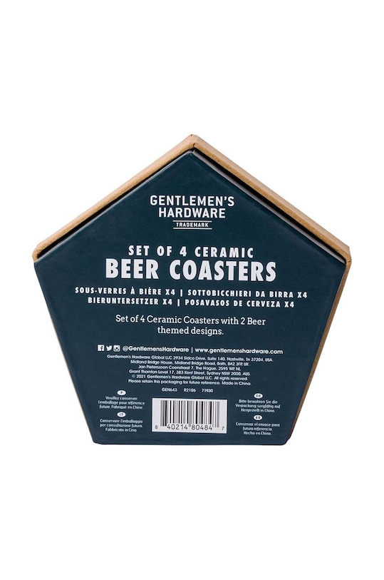 Podložka Gentlemen's Hardware Beer 4-pack GEN643UK vícebarevná