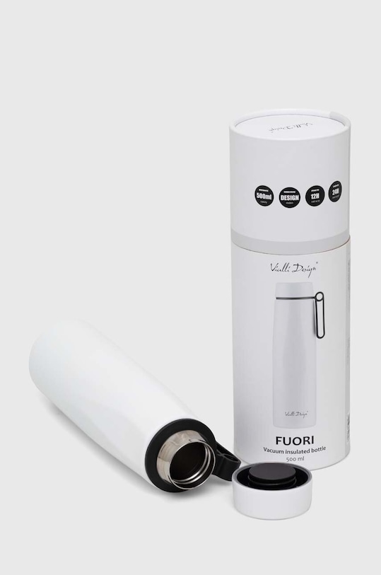 Accesorii Vialli Design cana termica Fuori 0,4 L 28524 alb
