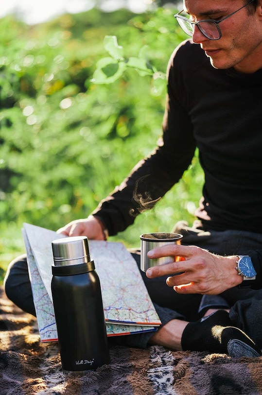 Doplňky Termoska Vialli Design Fuori 1 L 27626 černá