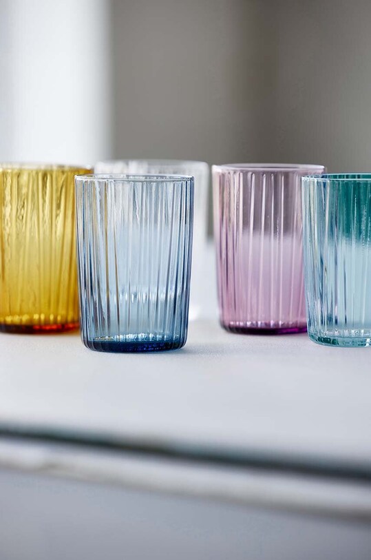 Кухня та бар Набір склянок Bitz Kusintha 280 ml 4-pack 24245 блакитний