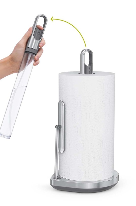 Stojan na papírové ručníky Simplehuman Brushie šedá KT1196