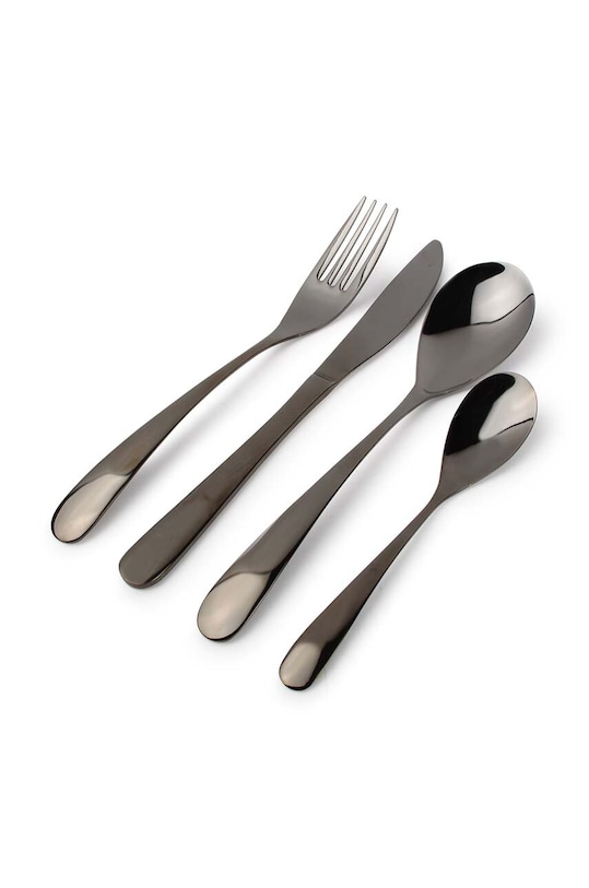 Σετ μαχαιροπήρουνων για 6 άτομα Salt&Pepper Viva 24-pack μαύρο 823363