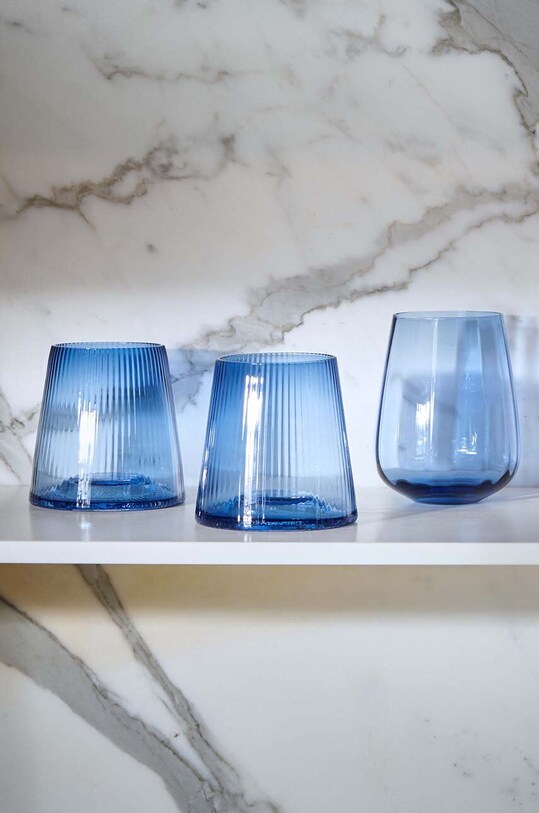 Кухня и бар Набор стаканов S|P Collection Linea 490 ml 4 шт 801022 голубой