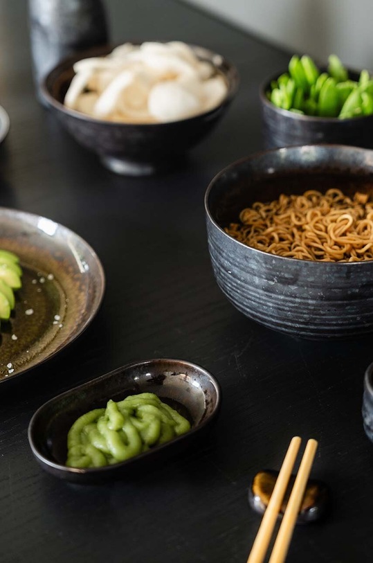 Kuchnia i bar S|P Collection podstawka na pałeczki Oishi 6-pack 856040 czarny