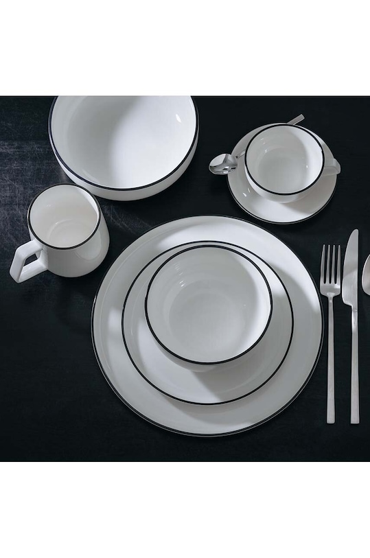 Set posuđa za 4 osobe S|P Collection Studio Base 16-pack 850025 bijela AA00