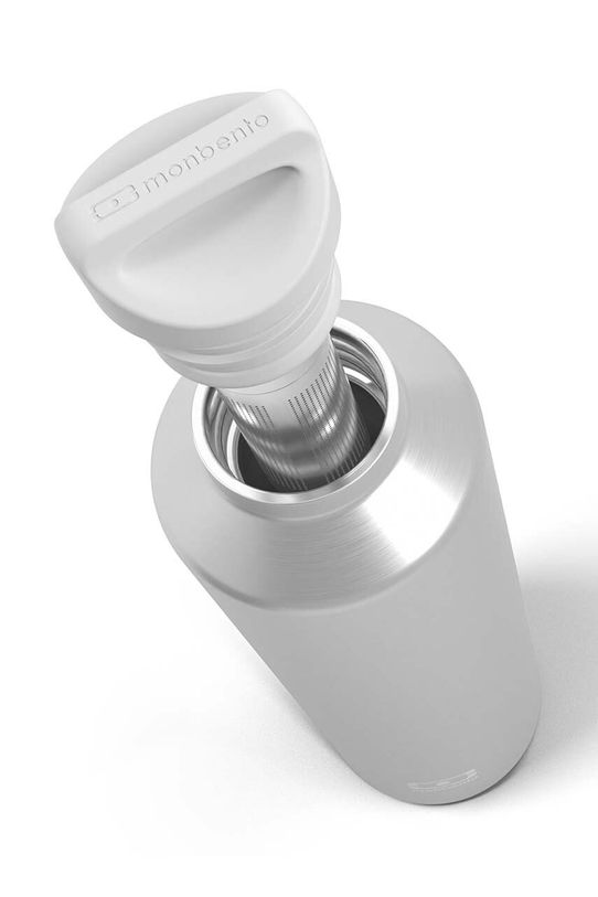 Accesorii Monbento sticlă termică Steel Metallic Silver 500 ml 401101000 multicolor