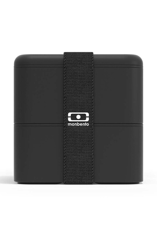 Monbento lunchbox Square negru 13120002