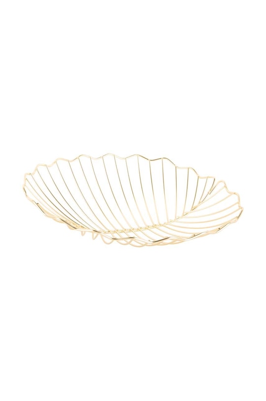 Košara za voće Present Time zlatna PT3971GD