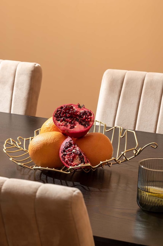 Košara za voće Present Time zlatna PT3971GD