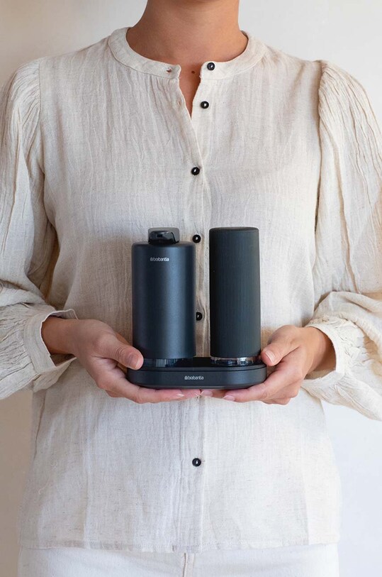 Набір кухонних дозаторів з підставкою Brabantia SinkStyle 2 x 200 ml чорний 227943