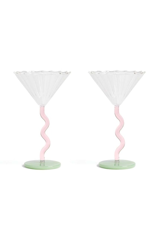 Sada sklenic na víno &k amsterdam Coupe Curve Set 2-pack vícebarevná 352.01
