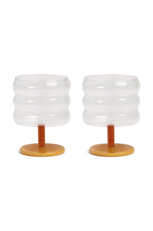 &k amsterdam set de pahare de vin Mingle Amber 2-pack multicolor 354.03