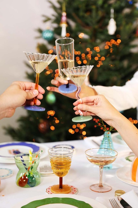 Комплект чаши за вино &k amsterdam Coupe Perle Amber (2 броя) многоцветен 352.05