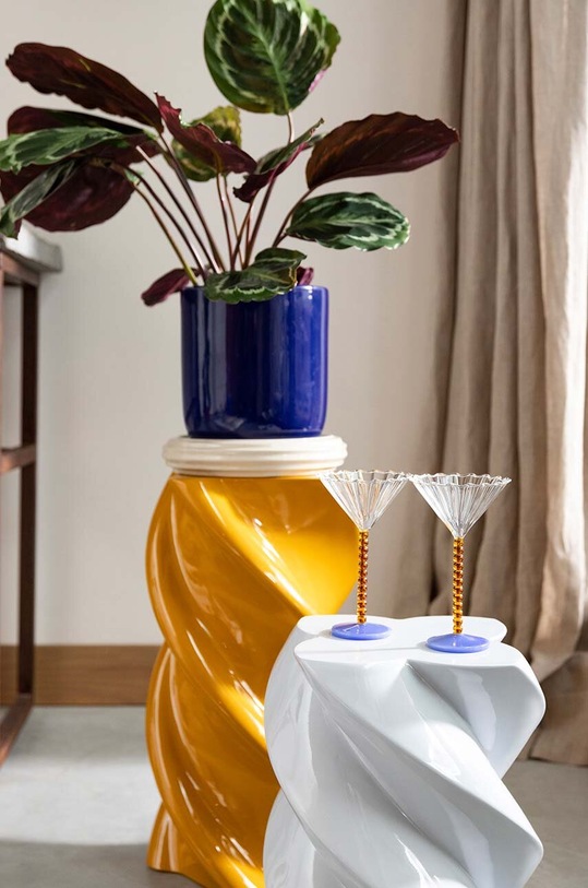 Кухня и бар Комплект чаши за вино &k amsterdam Coupe Perle Amber (2 броя) 352.05 многоцветен