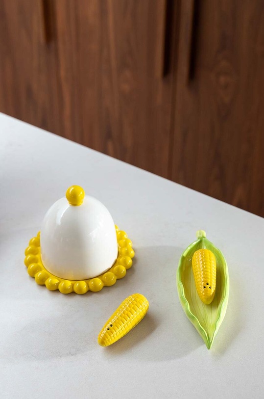 &k amsterdam vas pentru unt Butter Dish Perle Yellow multicolor 1780.03