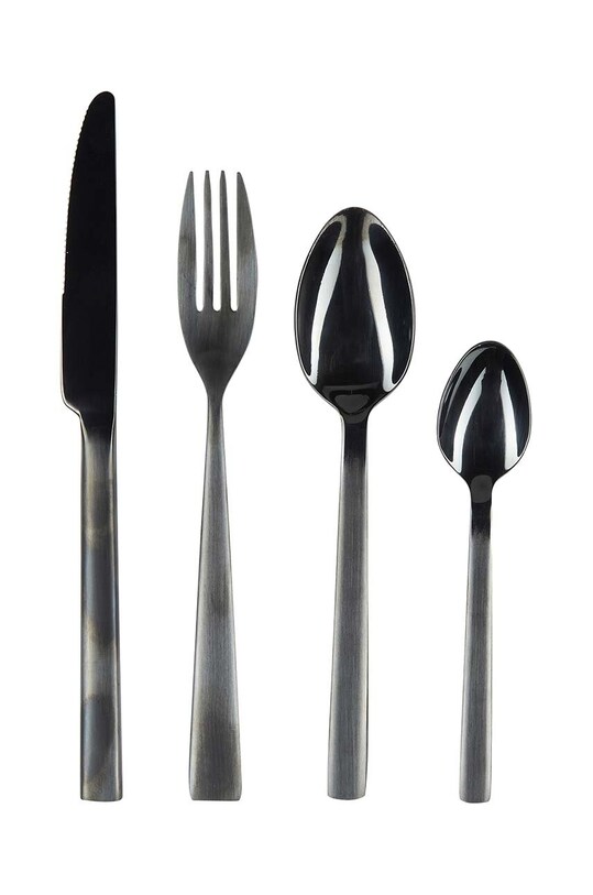Набор столовых приборов для 4 человек. Bahne Shiny Black 16-pack чёрный 4972677