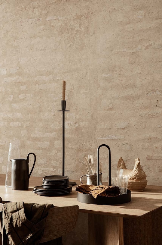 ferm LIVING tálca Grib Tray 1104263308 fekete AA00