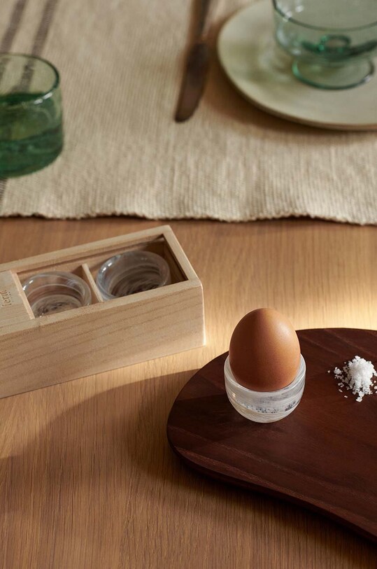 ferm LIVING lágytojás tartó szett Tinta 4 db fehér 1104265747