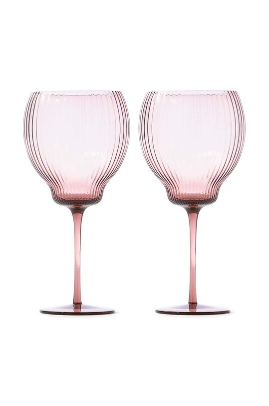 Набор бокалов для вина Pols Potten Pum Wineglasses 700 ml розовый 140.230.156