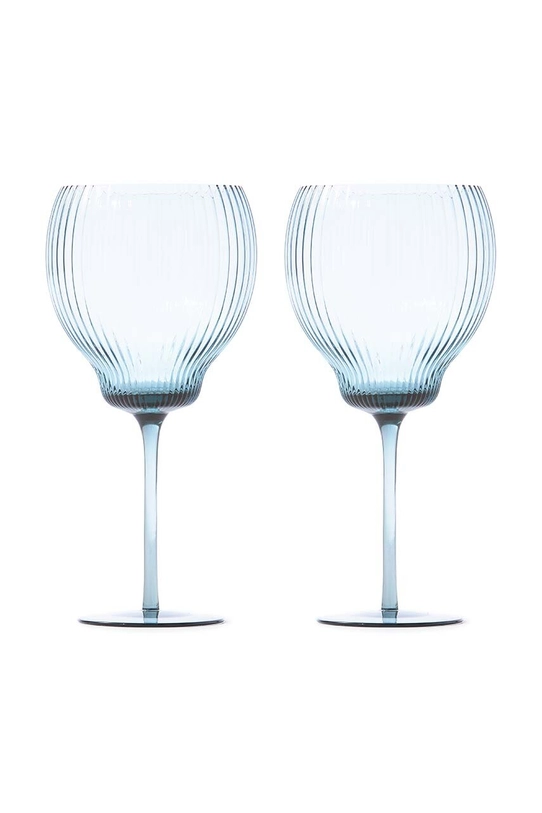 Набор бокалов для вина Pols Potten Pum Wineglasses 700 ml голубой 140.230.155