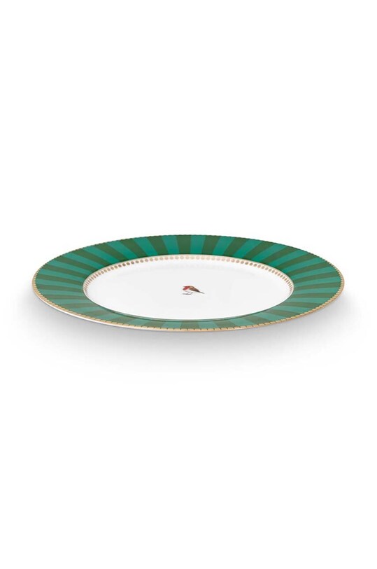 Pip Studio un set de farfurii Love Birds Stripes Eme 6-pack 51001465 verde AA00