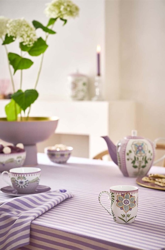 Bucătărie și bar Pip Studio set cani Lily&Lotus 145 ml 2-pack 51002481 multicolor