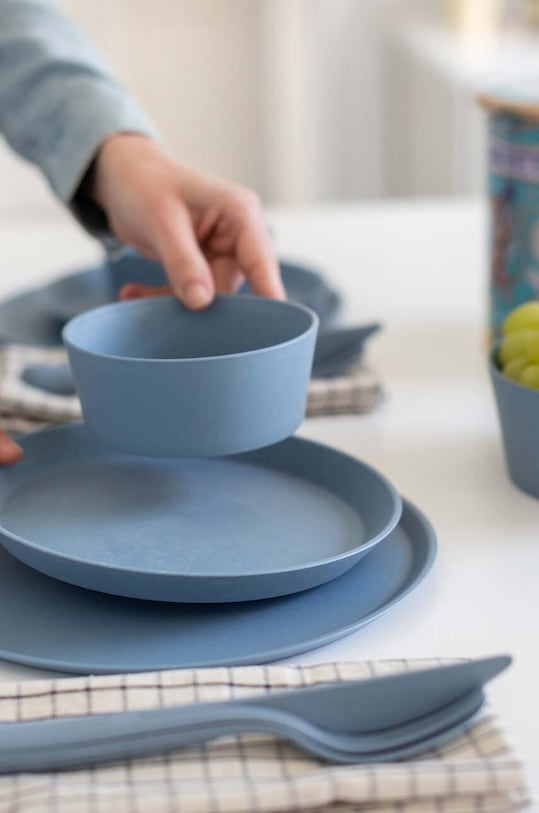 Набір тарілок Koziol Connect 25,5 cm 4-pack 7101716 блакитний AA00