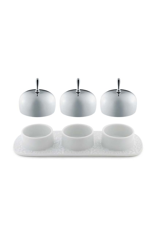 Alessi zestaw miseczek do serwowania z podstawką Dressed 3-pack MW15 multicolor AA00