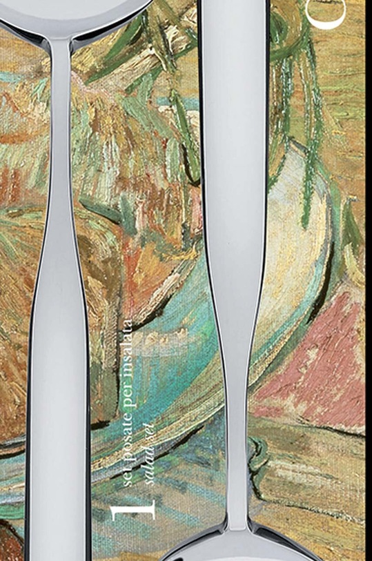 Alessi cucchiai da insalata Collo-Alto pacco da 2 IS02.14 grigio AA00