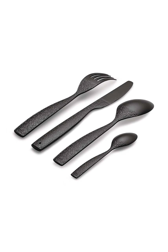 Alessi komplet sztućców Dressed En Plein Air 4-pack MW74S4.B czarny AA00