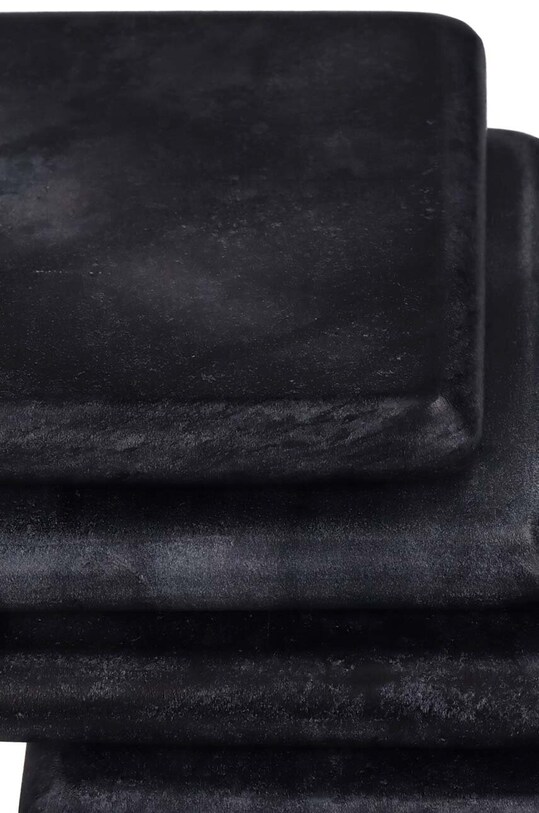 Кухня и бар Комплект подложки за маса (4 броя) KAL.0897 черен