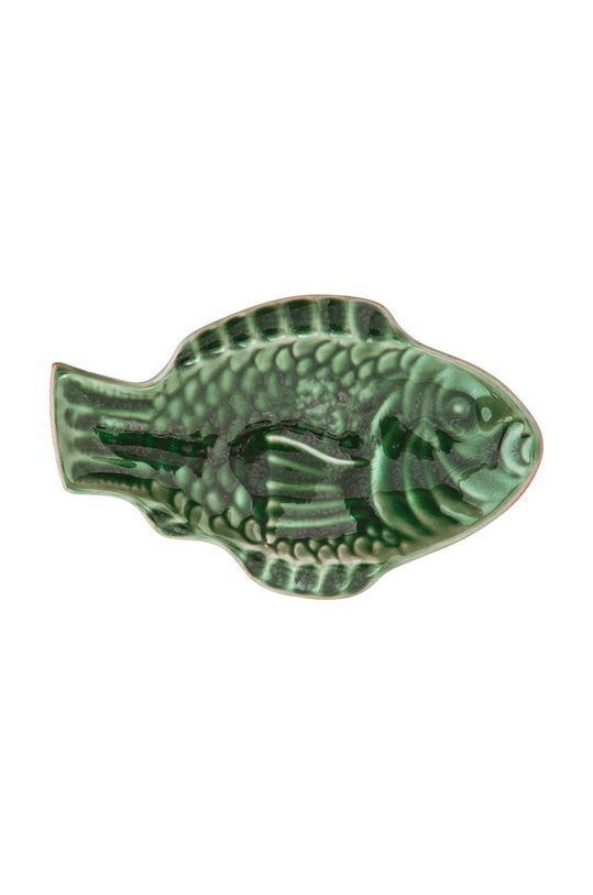 Блюдо Madam Stoltz Fish зелёный KS23.1211DG