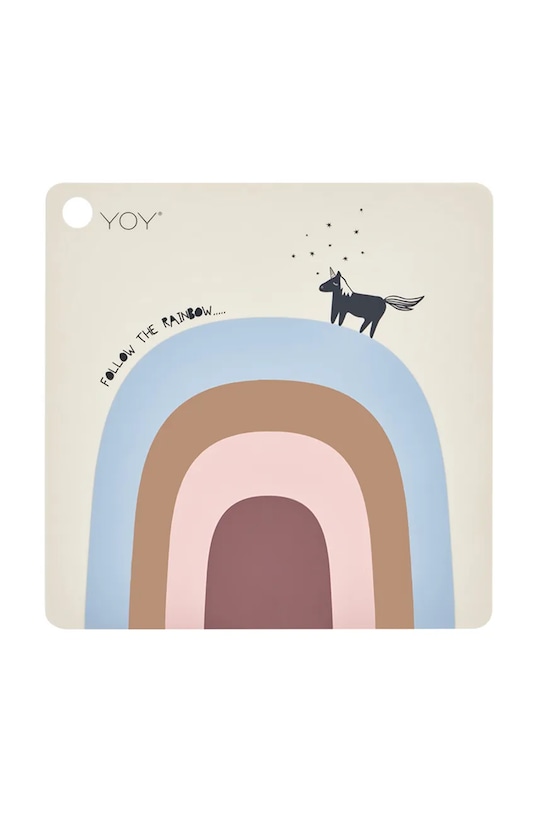 Talířová podložka OYOY Follow The Rainbow vícebarevná 1100949
