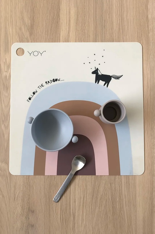 Talířová podložka OYOY Follow The Rainbow 1100949 vícebarevná AA00