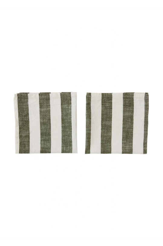 Набір бавовняних серветок OYOY Striped Napkin 2-pack барвистий L300310