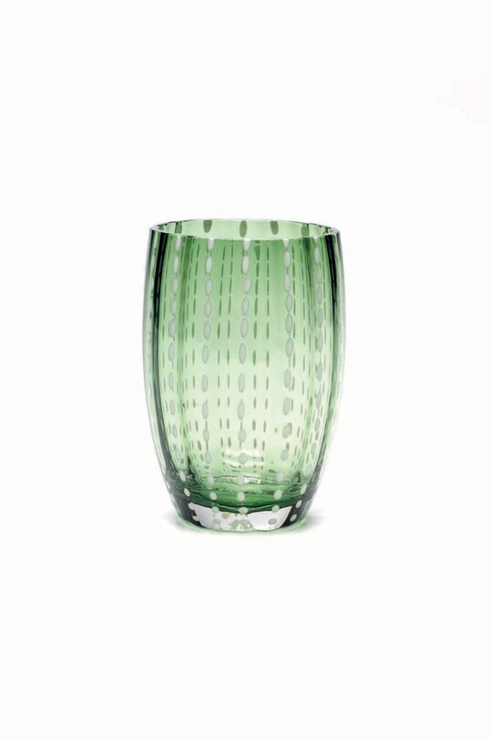 Sada skleniček Zafferano Perle 320 ml 2-pack zelená PR00125