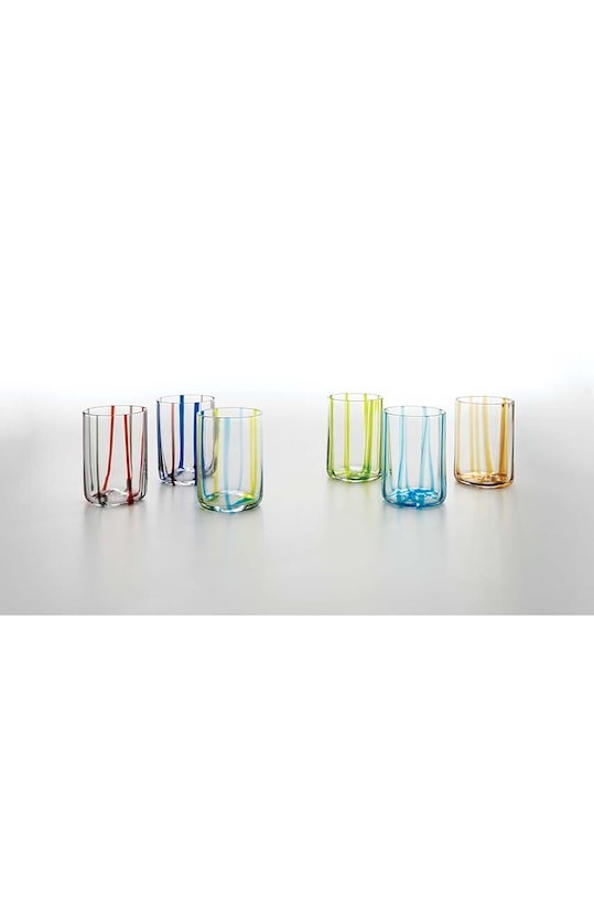 Набір склянок Zafferano Tirache 350 ml 6-pack TR00104 барвистий AA00