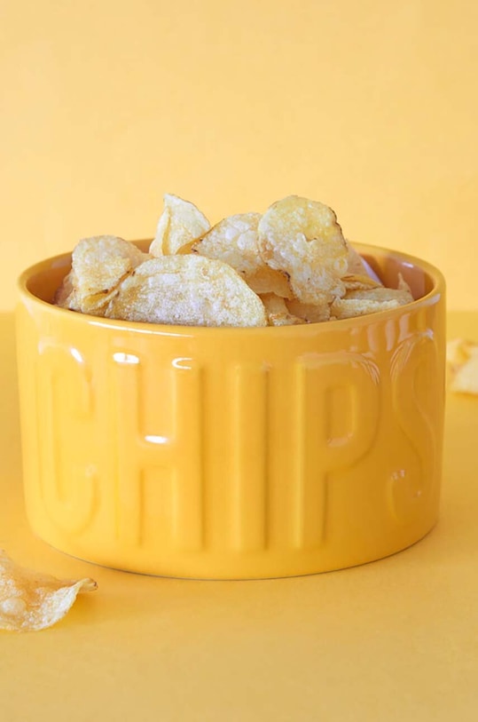 Kuchnia i bar Balvi pojemnik na przekąski Chips 27658 żółty