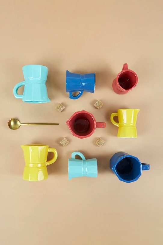 Komplet skodelic Balvi Moka 120 ml 4-pack 27675 pisana