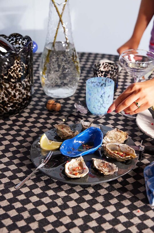 Byon talerz Oyster niebieski 5228621313