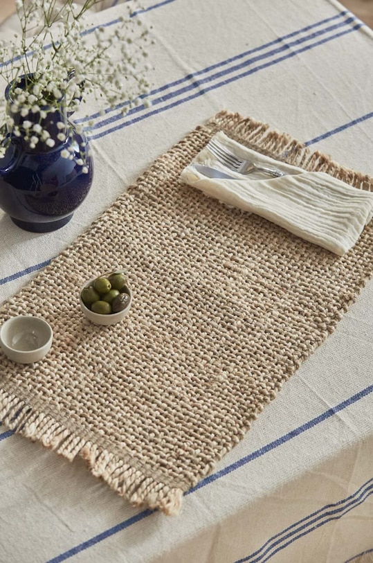 Kuchyňa a bar Podložka pod tanier Calma House Arena 35 x 50 cm ARENA.35.NAT béžová