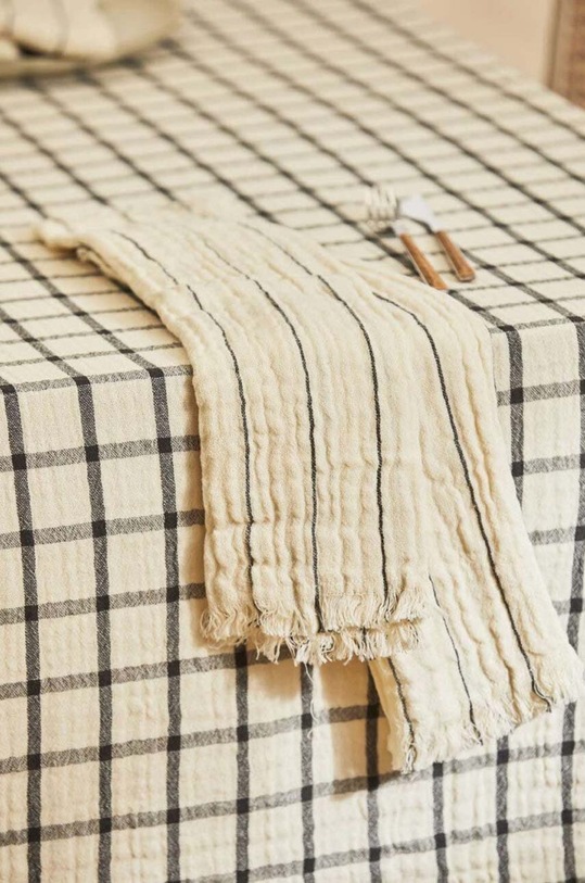 Calma House serwetka bawełniana 45 x 45 cm 4-pack GRATTO.45S.CRU beżowy AA00