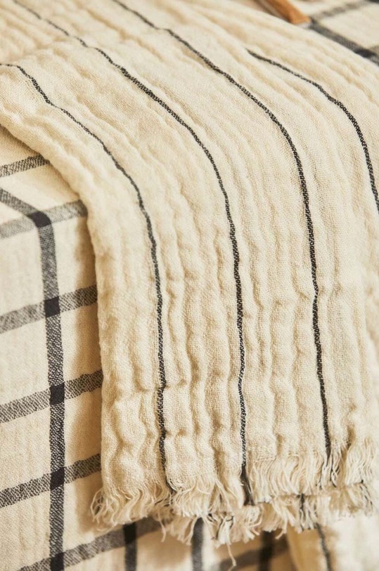 Kuchnia i bar Calma House serwetka bawełniana 45 x 45 cm 4-pack GRATTO.45S.CRU beżowy