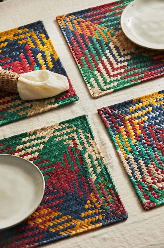 Calma House suport decorativ pentru farfurie Lotdia 30 x 40 cm LOTDIA.30I.NAT multicolor AA00