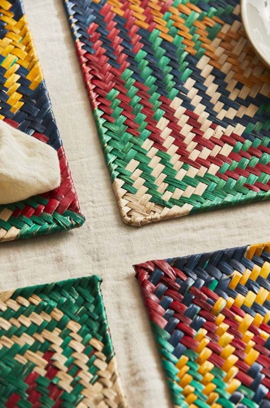 Bucătărie și bar Calma House suport decorativ pentru farfurie Lotdia 30 x 40 cm LOTDIA.30I.NAT multicolor