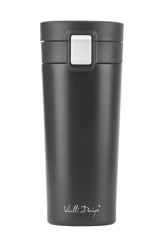 Термокружка Vialli Design Fuori 400 ml чорний 7671